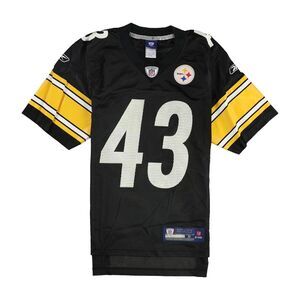 ONFIELD Mens Polamalu 43 Jersey, Black, NWT